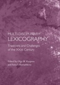 Abbildung von: Multi-disciplinary Lexicography - Cambridge Scholars Publishing