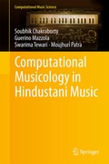 Cover: Computational Musicology in Hindustani Music - Springer