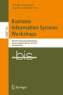 Cover: Business Information Systems Workshops - Springer