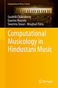 Cover: Computational Musicology in Hindustani Music - Springer