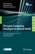 Cover: Pervasive Computing Paradigms for Mental Health - Springer