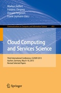 Cover: Cloud Computing and Services Science - Springer