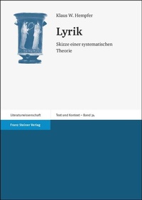 Enlarge image Cover: Lyrik - Franz Steiner Verlag