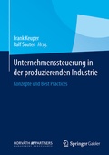 Cover: Unternehmenssteuerung in der produzierenden Industrie - Springer Gabler
