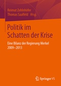 Cover: Politik im Schatten der Krise - Springer VS