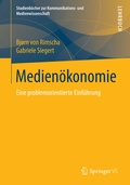 Cover: Medien&ouml;konomie - Springer VS