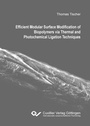 Cover: Efficient Modular Surface Modification of Biopolymers via Thermal and Photochemical Ligation Techniques - Cuvillier Verlag