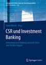 Cover: CSR und Investment Banking - Springer Gabler