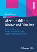 Cover: Wissenschaftliches Arbeiten und Schreiben - Springer Gabler