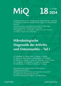 Cover: MIQ 18: Mikrobiologische Diagnostik der Arthritis und Osteomyelitis - Urban & Fischer