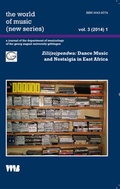 Cover: Zili(zo)pendwa: Dance Music and Nostalgia in East Africa - VWB-Verlag