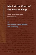 Cover: Mani at the Court of the Persian Kings - Brill