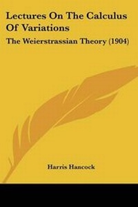 Abbildung von: Lectures On The Calculus Of Variations - Kessinger Publishing