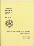Cover: Fustat Expedition Final Report, Vol. 2 - American Research Center in Egypt