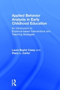 Cover: Applied Behavior Analysis in Early Childhood Education - Routledge
