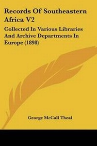 Abbildung von: Records Of Southeastern Africa V2 - Kessinger Publishing