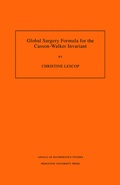Cover: Global Surgery Formula for the Casson-Walker Invariant - Princeton University Press