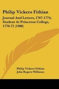 Cover: Philip Vickers Fithian - Kessinger Publishing