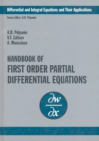 Enlarge image Cover: Handbook of First-Order Partial Differential Equations - CRC Press