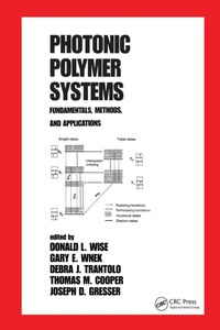 Enlarge image Cover: Photonic Polymer Systems - CRC Press