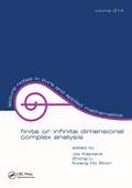 Cover: Finite or Infinite Dimensional Complex Analysis - CRC Press