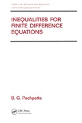 Cover: Inequalities for Finite Difference Equations - CRC Press