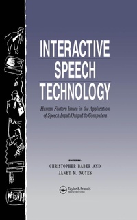 Enlarge image Cover: Interactive Speech Technology - CRC Press