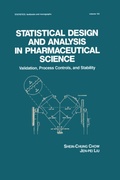 Cover: Statistical Design and Analysis in Pharmaceutical Science - CRC Press