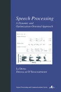 Cover: Speech Processing - CRC Press