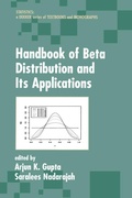 Cover: Handbook of Beta Distribution and Its Applications - CRC Press