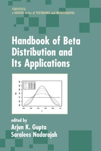 Enlarge image Cover: Handbook of Beta Distribution and Its Applications - CRC Press