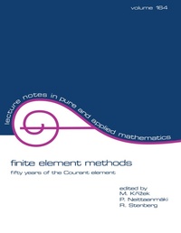 Enlarge image Cover: finite element methods - CRC Press