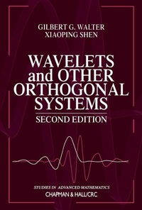 Enlarge image Cover: Wavelets and Other Orthogonal Systems - CRC Press