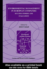 Abbildung von: Environmental Management in European Companies - CRC Press