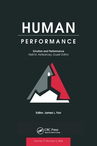 Enlarge image Cover: Emotion and Performance - CRC Press