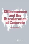 Cover: Efflorescence and the Discoloration of Concrete - CRC Press