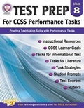 Cover: Test Prep for Ccss Performance Tasks, Grade 8 - Mark Twain Media