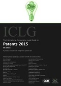 Cover: The International Comparative Legal Guide to: Patents 2015 - Global Legal Group Ltd