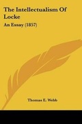 Cover: The Intellectualism Of Locke - Kessinger Publishing