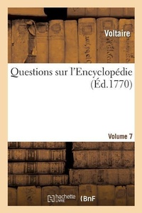 Enlarge image Cover: Questions Sur l'Encyclopedie. Vol7 - Hachette Livre - BNF