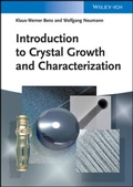 Cover: Introduction to Crystal Growth and Characterization - Wiley-VCH