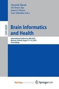 Cover: Brain Informatics and Health - Springer