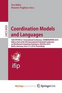 Enlarge image Cover: Coordination Models and Languages - Springer