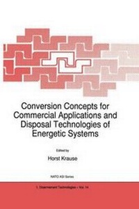 Enlarge image Cover: Conversion Concepts for Commercial Applications and Disposal Technologies of Energetic Systems - Springer
