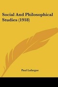 Cover: Social and Philosophical Studies (1918) - Kessinger Publishing