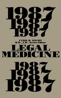 Abbildung von: Legal Medicine 1987 - Praeger Publishers Inc