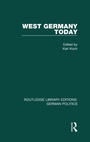Cover: West Germany Today (RLE: German Politics) - Routledge