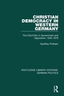 Cover: Christian Democracy in Western Germany (RLE: German Politics) - Routledge