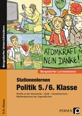 Cover: Stationenlernen Politik 5./6. Klasse - Persen Verlag in der AAP Lehrerwelt GmbH