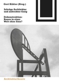 Cover: Schr&auml;ge Architektur und aufrechter Gang - Birkh&auml;user